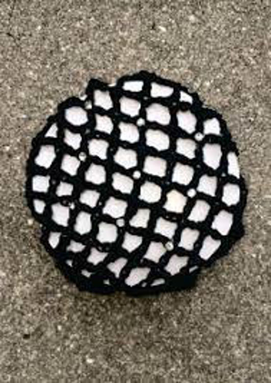 Picture of 5691 / 6915 BLACK SHINY BUN NET 10CM